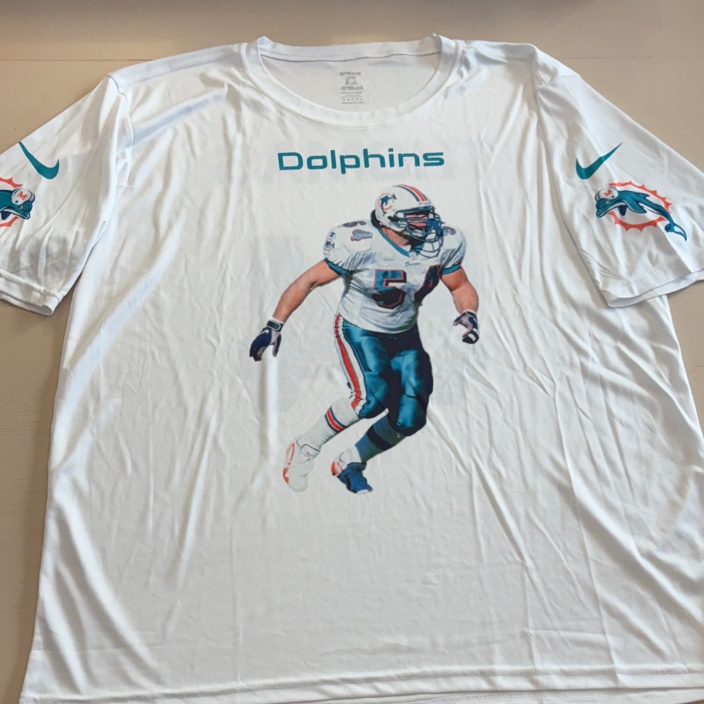 Nike White Dolphins Graphic Tee